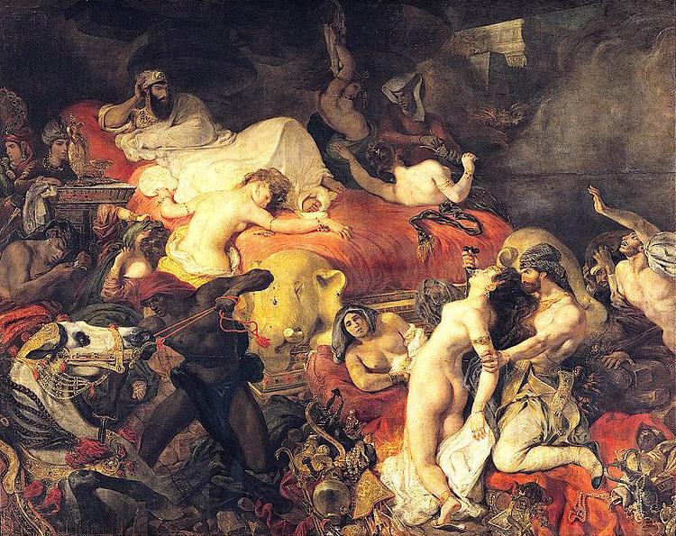 Eugene Delacroix La Mort de Sardanapale